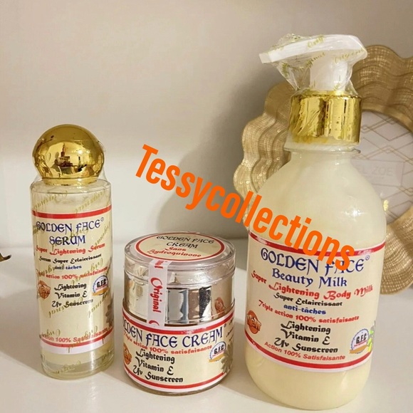 Skincare Authentic Golden Face Lightening Body Lotion Serum Face